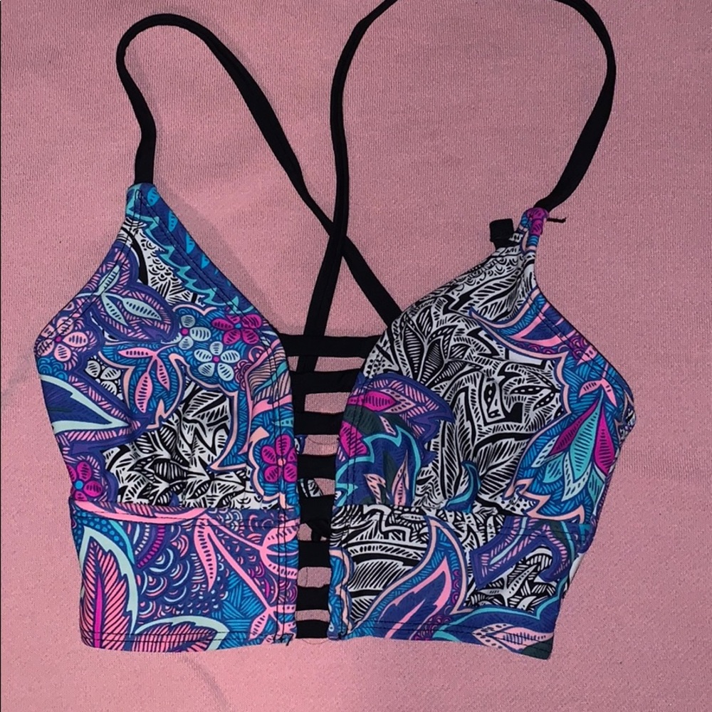 pattern bikini top!